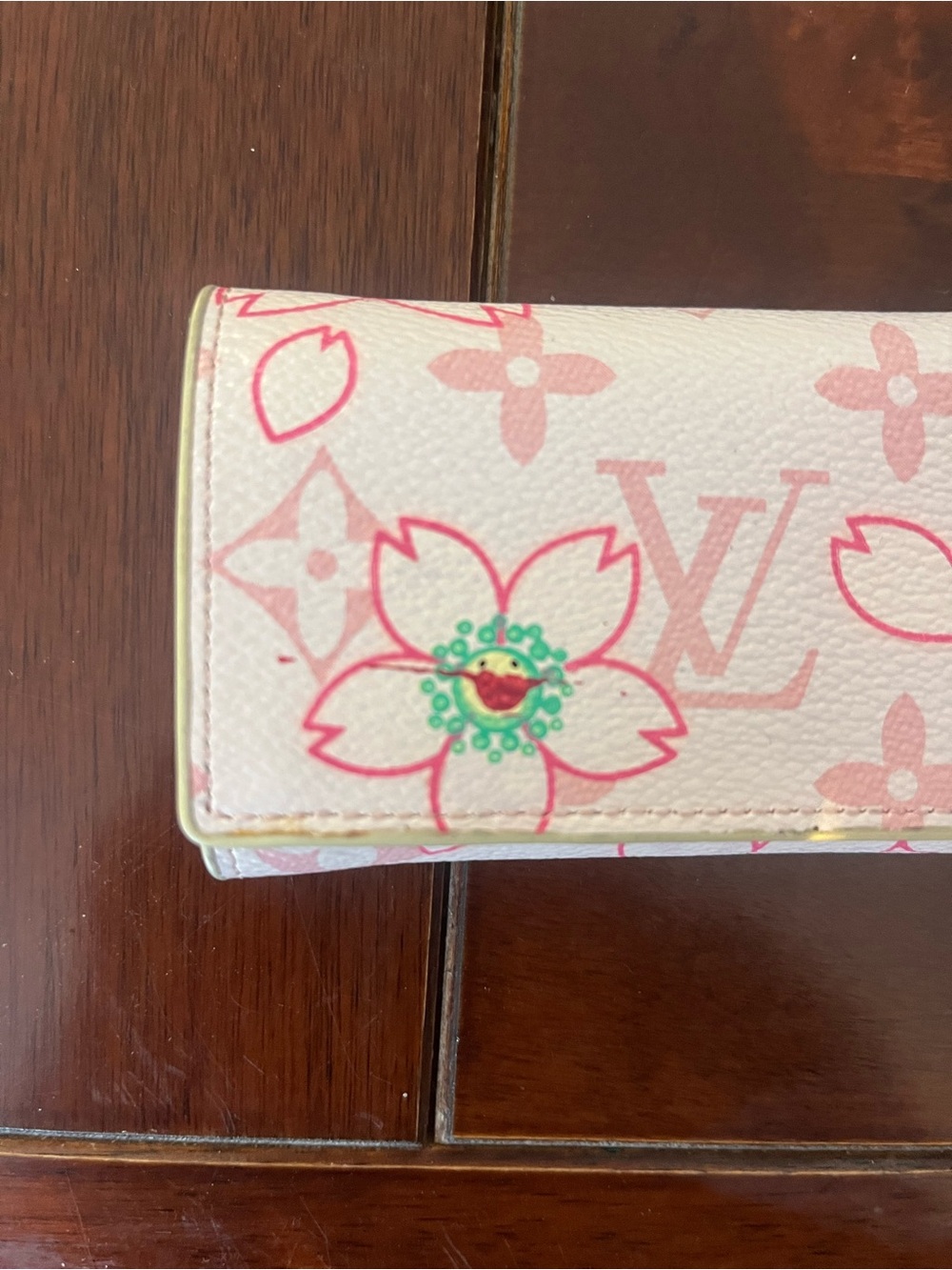 Louis Vuitton Takashi Murakami cherry blossom Key & Card Holder - Picture 8 of 9